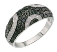 Кольцо с черным и белым бриллиантами RHIN2127-88YL-W 2010 г инфо 2267w.